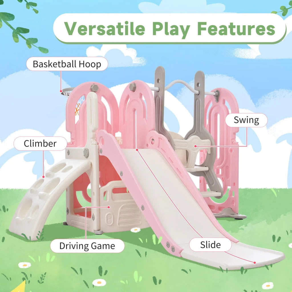 Toddler Climber and Slide Set 4 in 1 Blue B7300