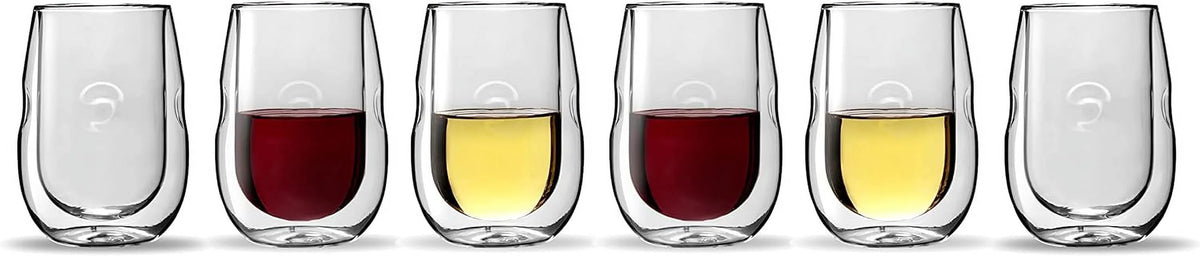 Double Wall Insulated Wine Glasses Set Of 6 K936