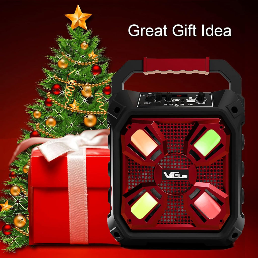 Karaoke Machine with Wireless Microphone and LED Lights S6694