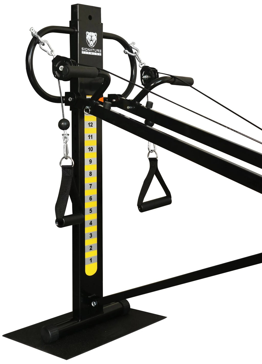 Home Gym System Workout Station with Resistance Bands and Floor Mats C118