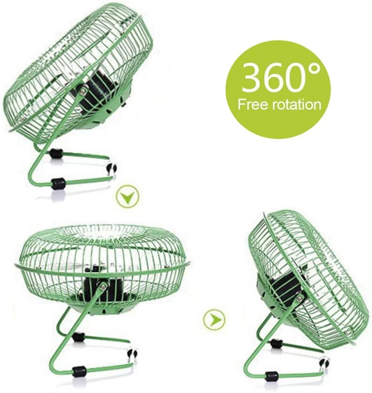 4-inch Mini Metal USB Desk Fan I753