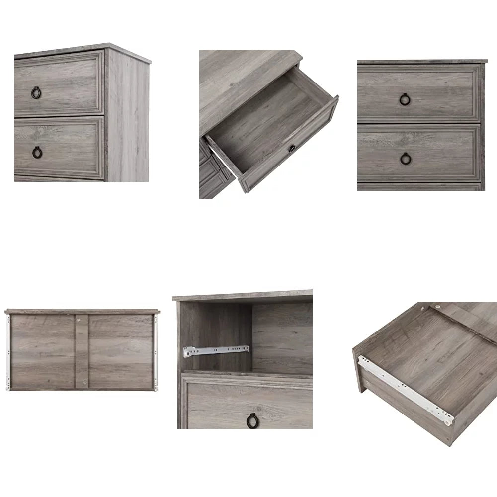 Gray 6 Drawer Dresser E542