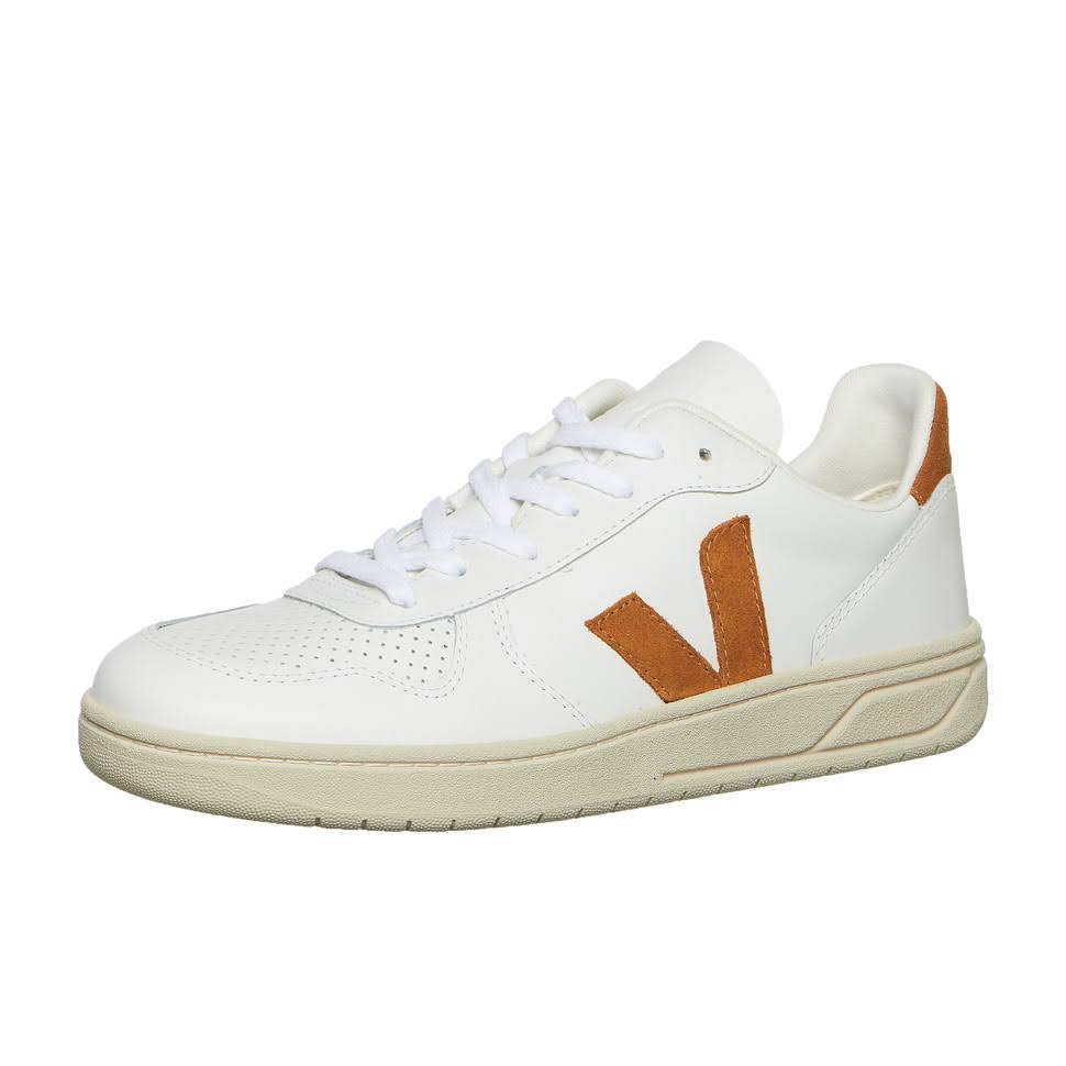 White Camel Leather Trainers G2239