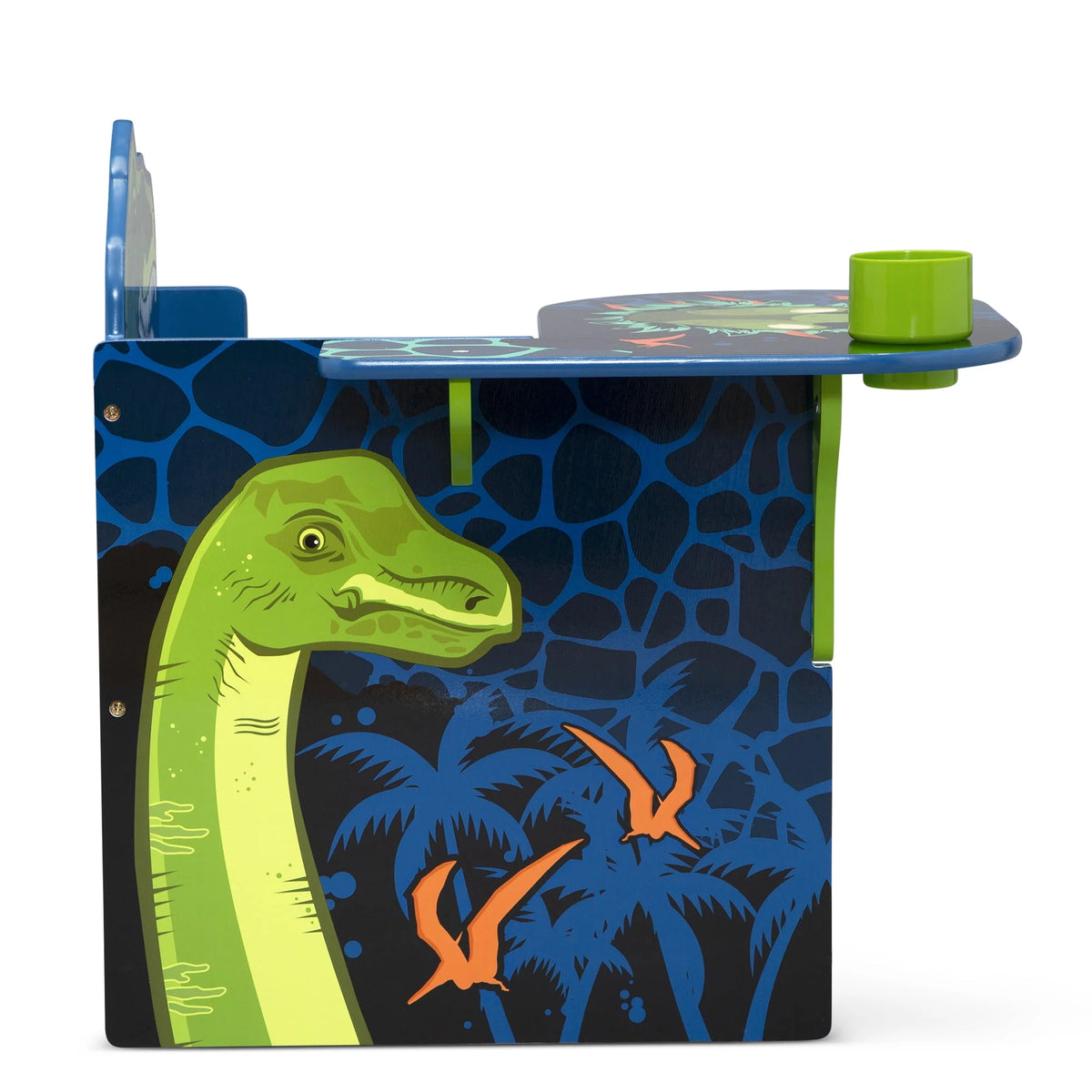 Dinosaur Chair Desk with Storage Bin U572