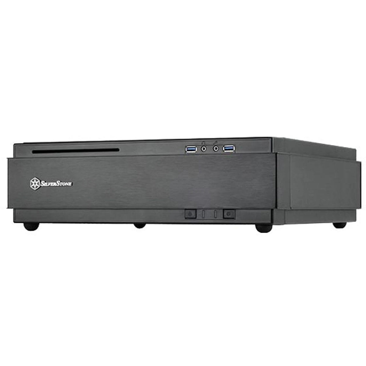 Black Slim Mini-ITX HTPC Gaming Case C6417