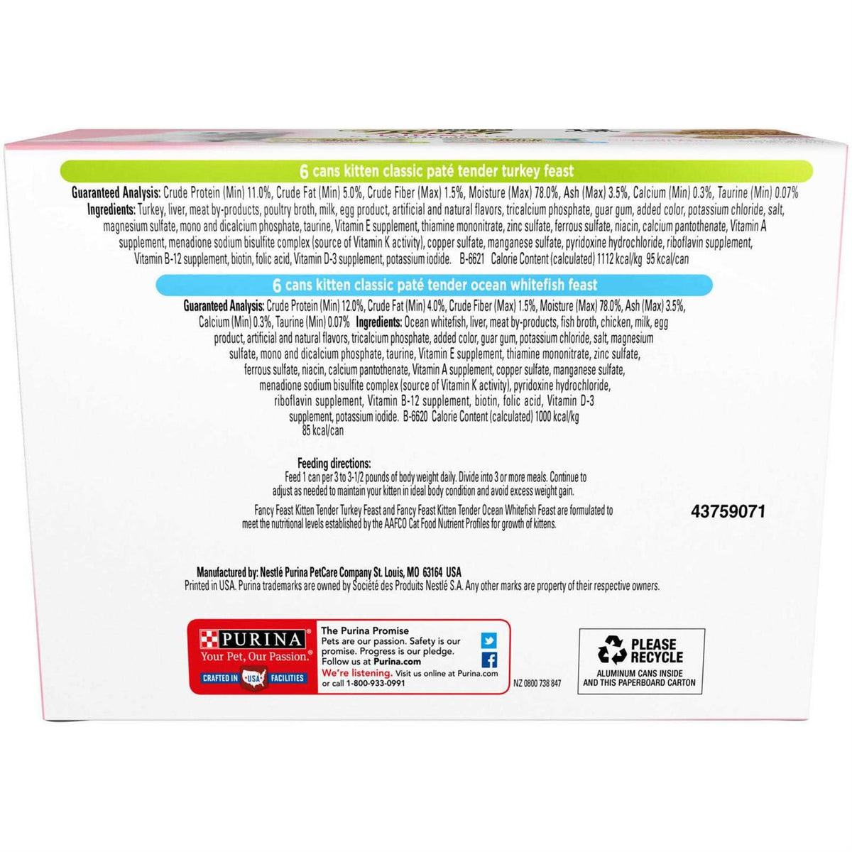 Kitten Classic Pate Cat Wet Food A4793