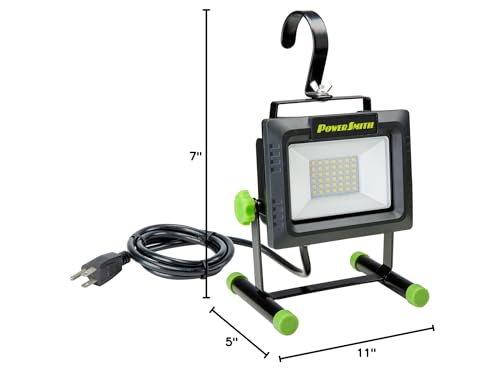 2000 LM Weatherproof Tiltable Portable LED Work Light I82602
