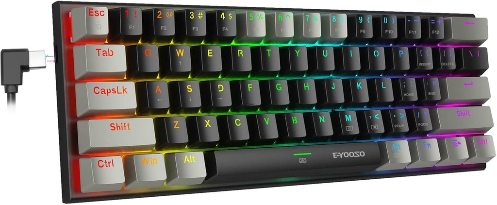 60% RGB Mechanical Keyboard with Red Switches Pack of 2 Q24329