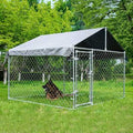 Large Outdoor Dog Kennel with Waterproof UV-Resistant Cover K9706
