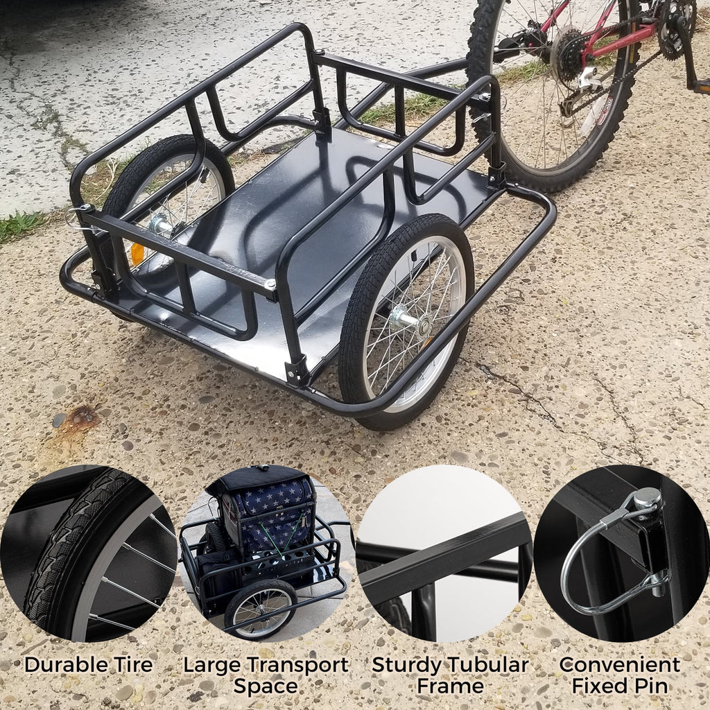 Foldable Bike Cargo Trailer with 16'' Wheels F277709