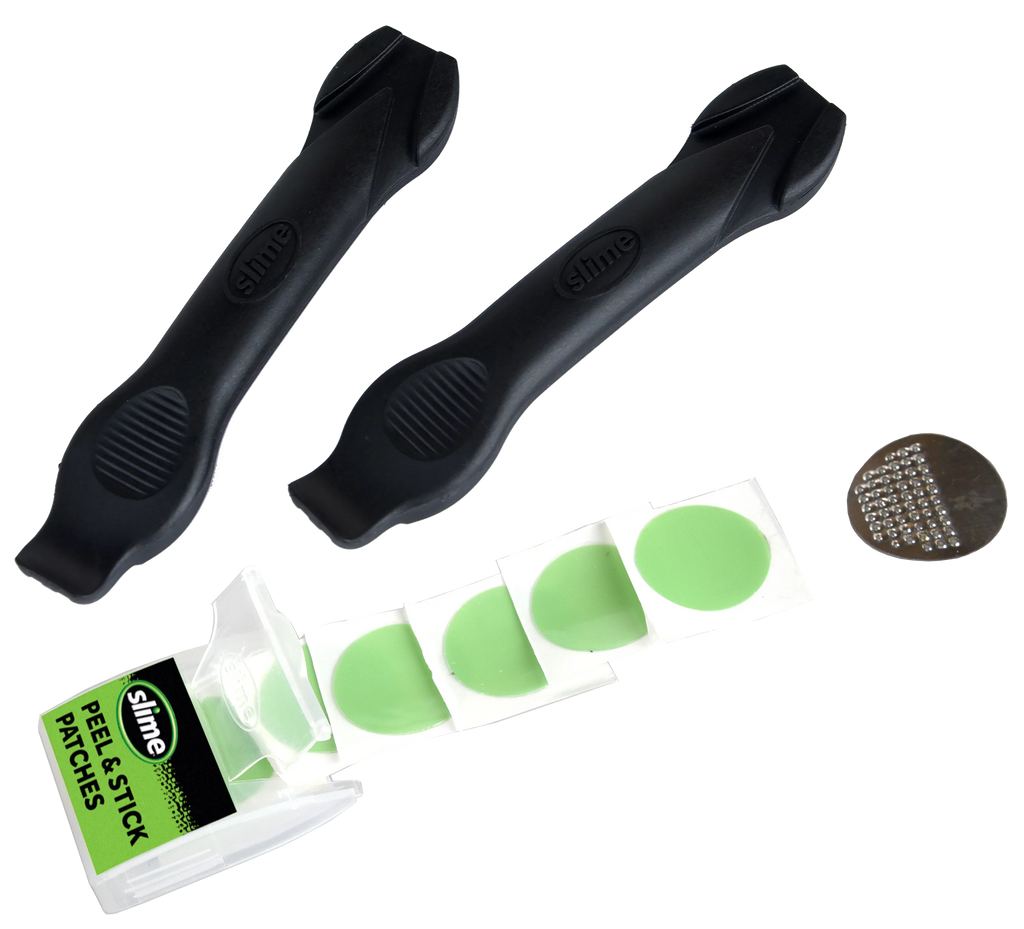 Peel & Stick Bicycle Tire Repair Kit Patches with Levers S151340