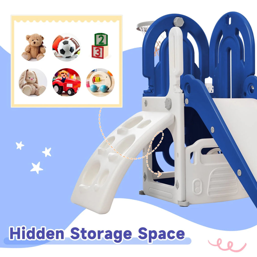Toddler Climber and Slide Set 4 in 1 Blue B7300