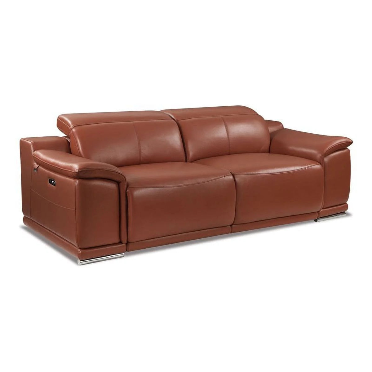 Genuine Italian Leather Power Reclining Sofa C15911