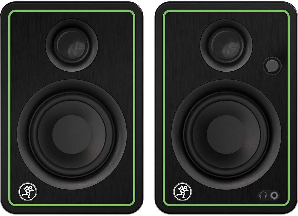 3 Studio Monitors (Pair) with Audio Interface & Cable Bundle H248693