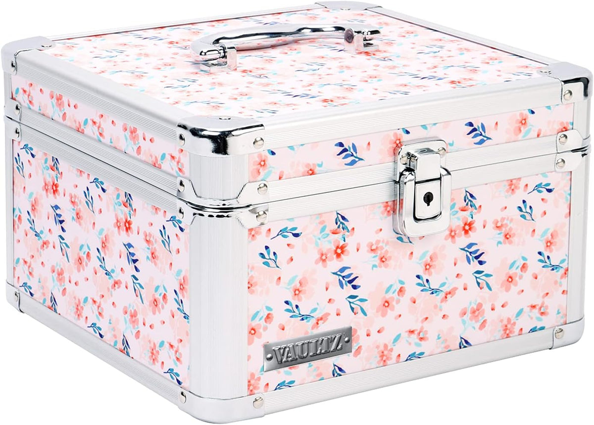 Black Medium Locking Storage Case with Dividers U1703