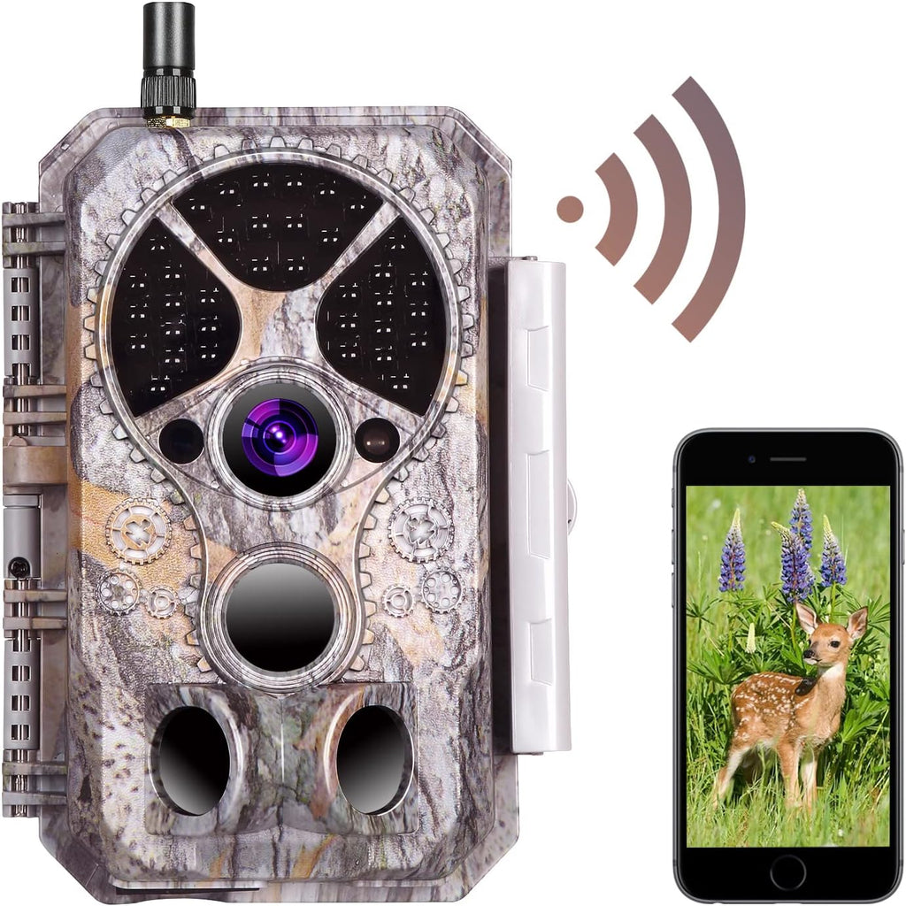 2-Pack Bluetooth WiFi Trail Camera 32MP 1296P Waterproof S21069