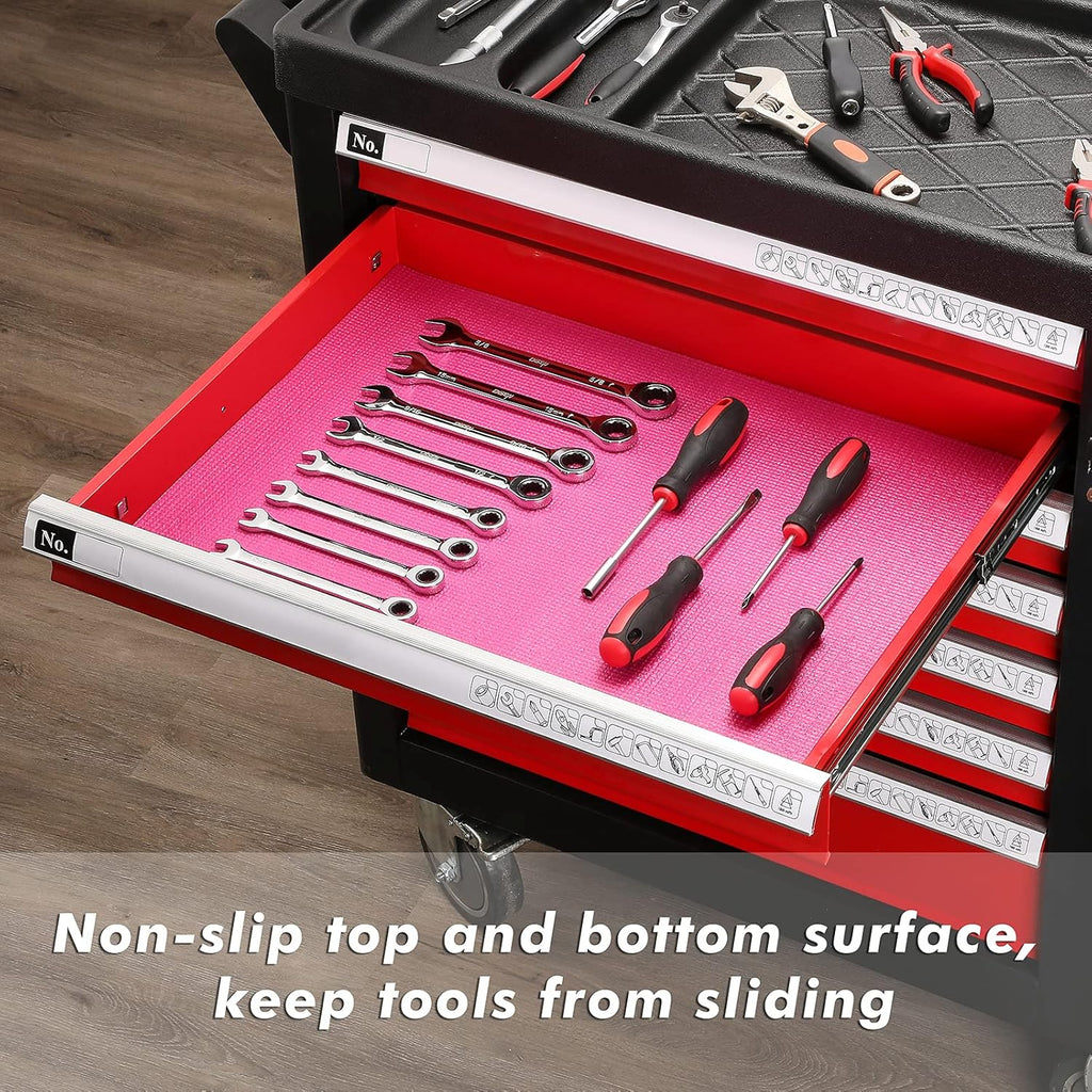 Rosy Pink 16 inch x 16 feet Tool Box Liner I21979