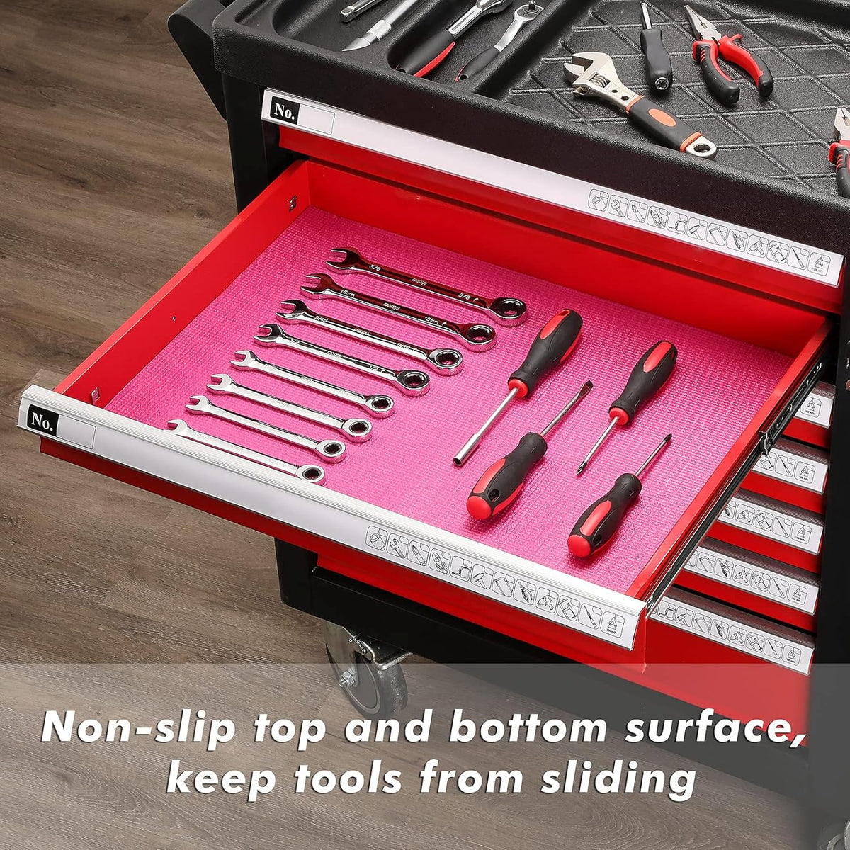 Rosy Pink 16 inch x 16 feet Tool Box Liner I21979