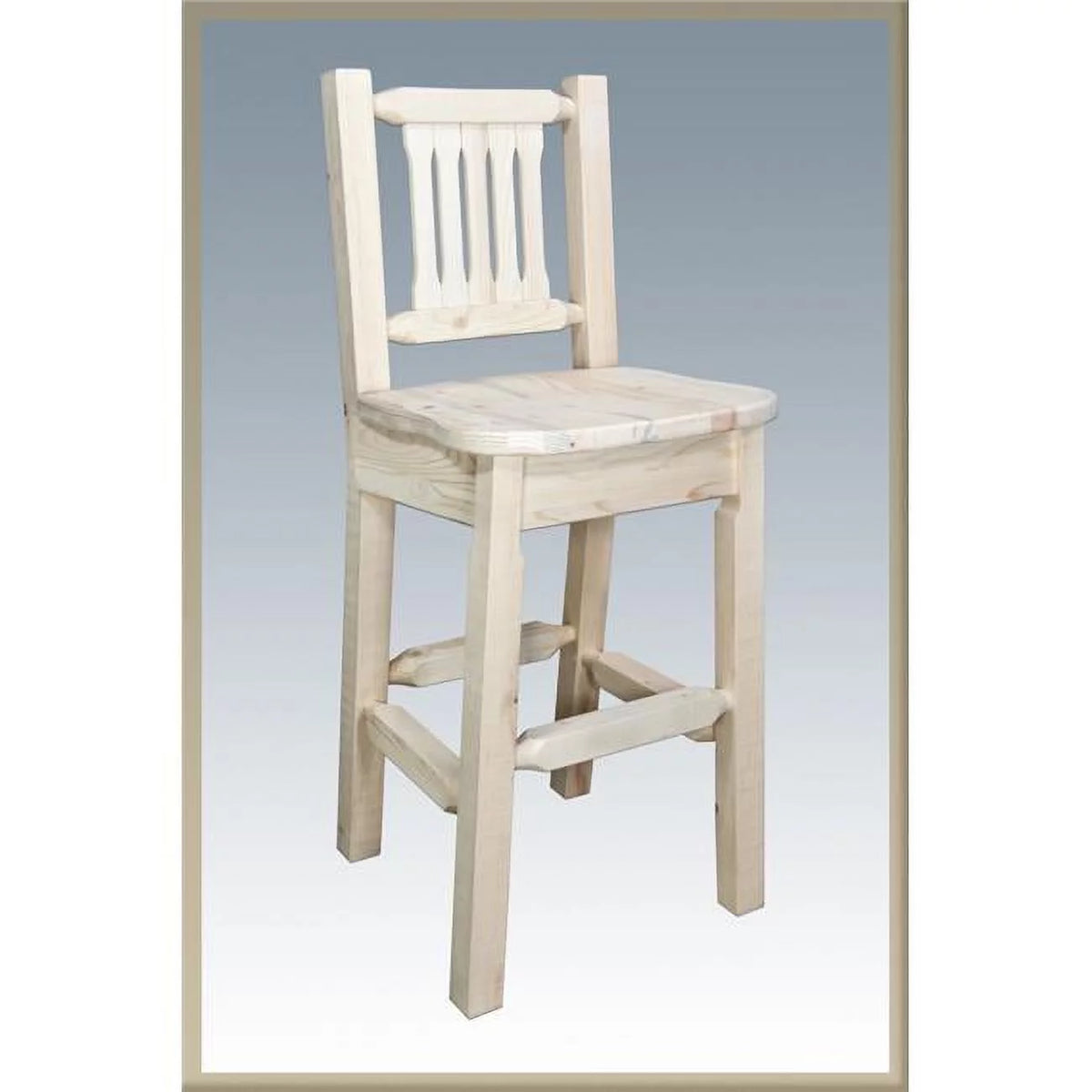 Counter Height Barstool with Back O699