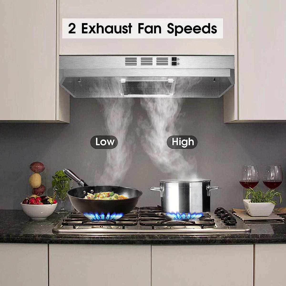 30 inch Under Cabinet Stainless Steel Range Hood N7638