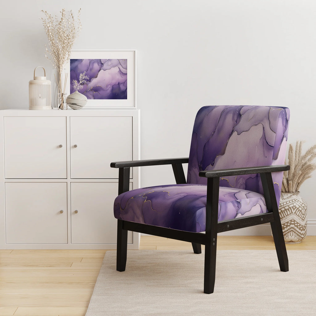 Purple Upholstered Accent Chair T731068