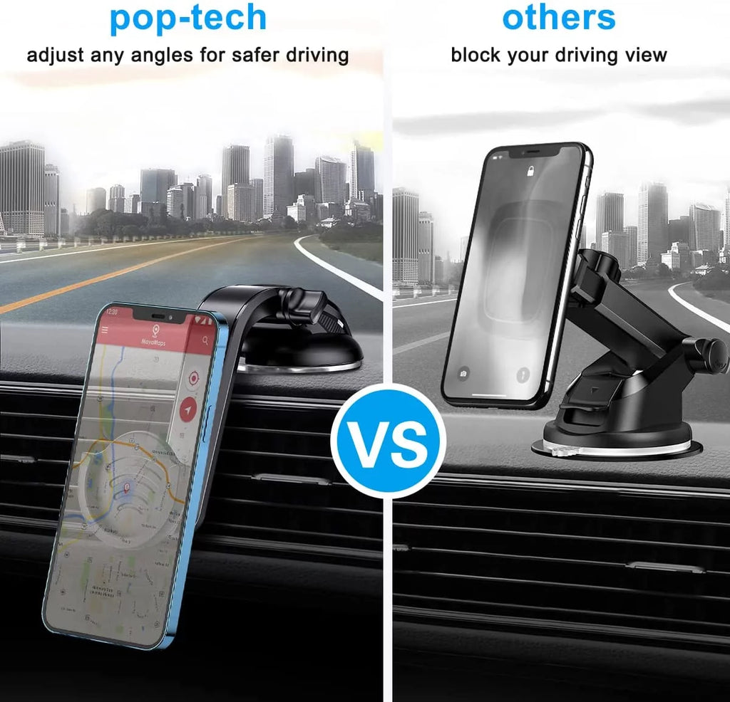 Suction Cup Phone Holder with 360 Rotation - Black M4348