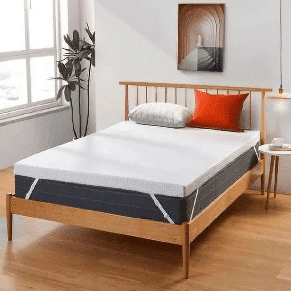 2 inch Gel Memory Foam Mattress Topper with Washable Cover O6850