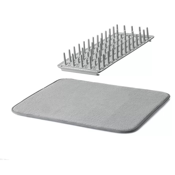 Dish Drainer With Mat Milk White P951
