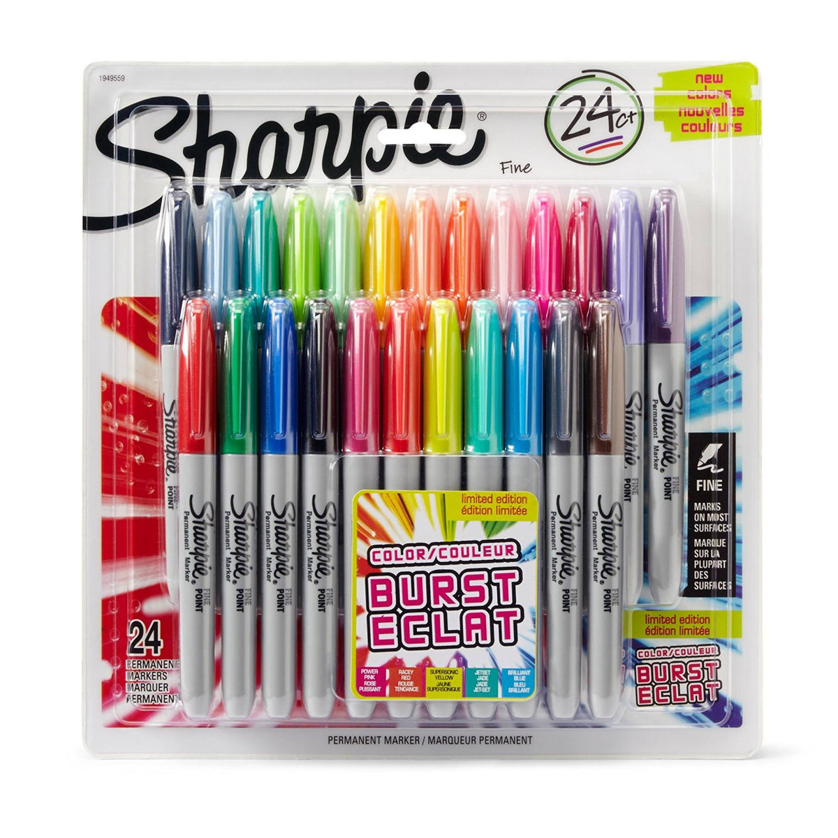 Fine Tip Permanent Marker 24 Pack O532