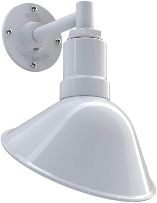 9 inch Dome 11 inch Straight Arm Matte Black Sign Light M9556