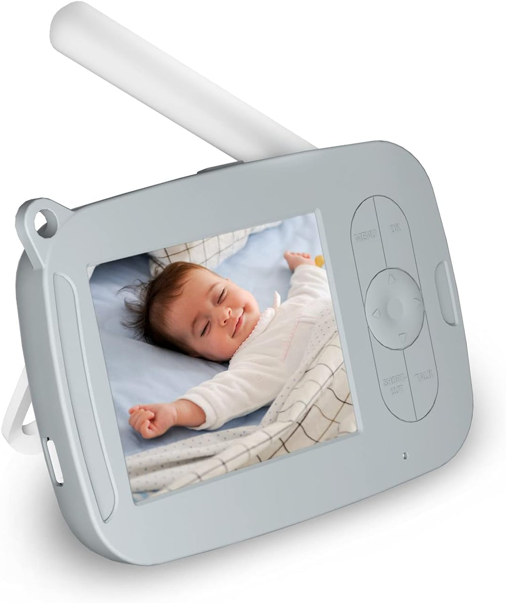 Silicone Case for Video Baby Monitor 3.5 Display Only Black A3964