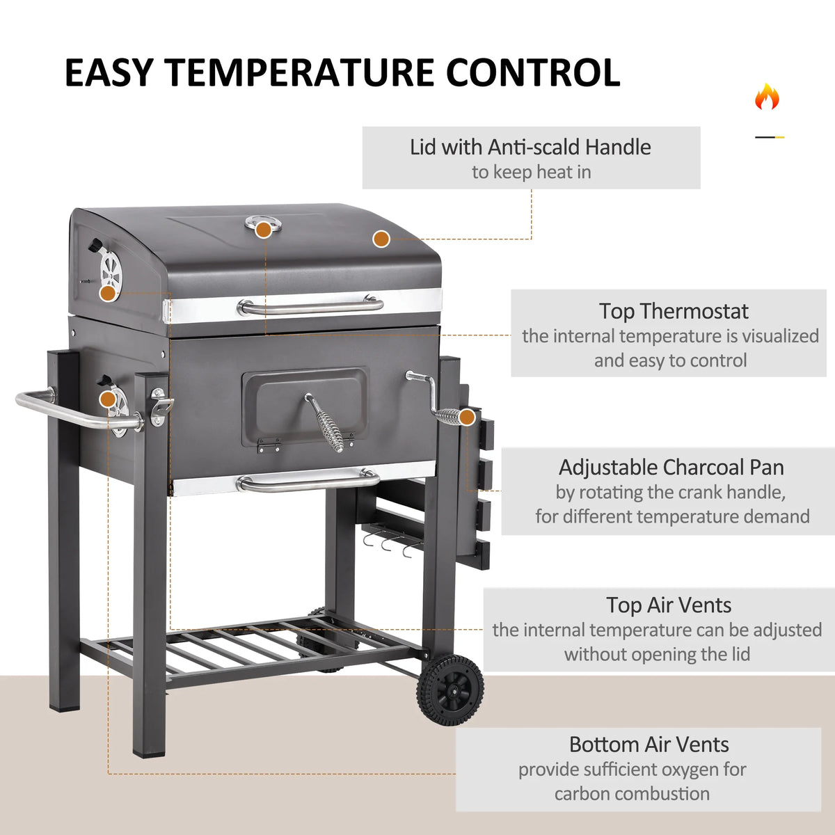 Charcoal BBQ Grill I297690