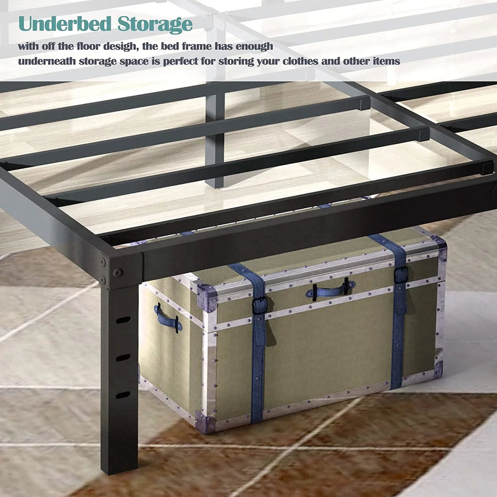 14 inches Twin XL Metal Bed Frame Y99468