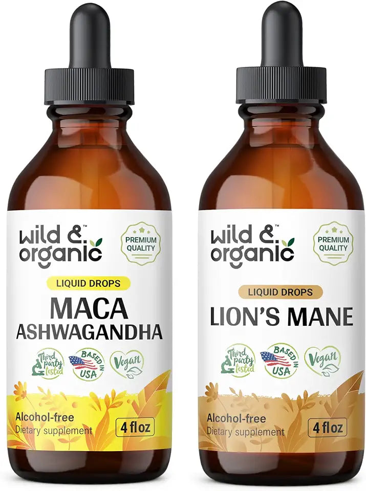 Maca Ashwagandha Lion's Mane Tincture 4 fl oz B931585