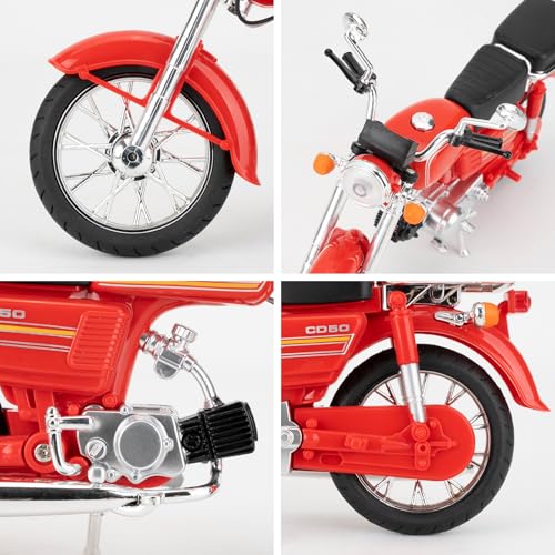 1:10 Green Motorcycle Toy Car U811