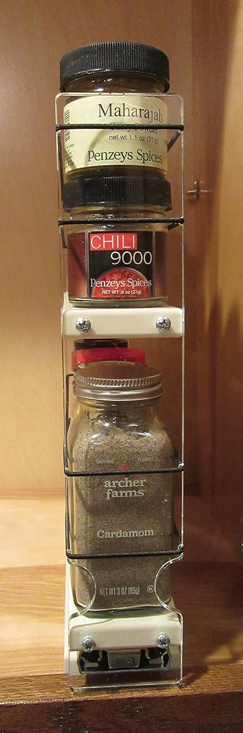 Vertical Spice Rack 10 Capacity Drawer Access J560