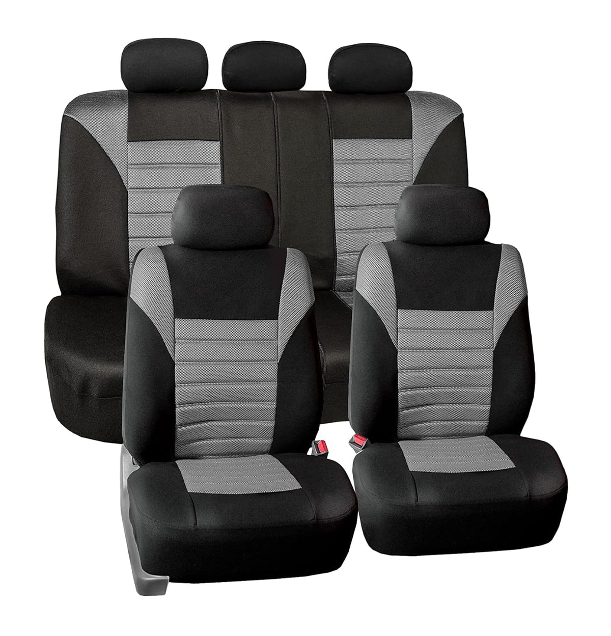 Pink 3D Air Mesh Seat Covers Full Set P314