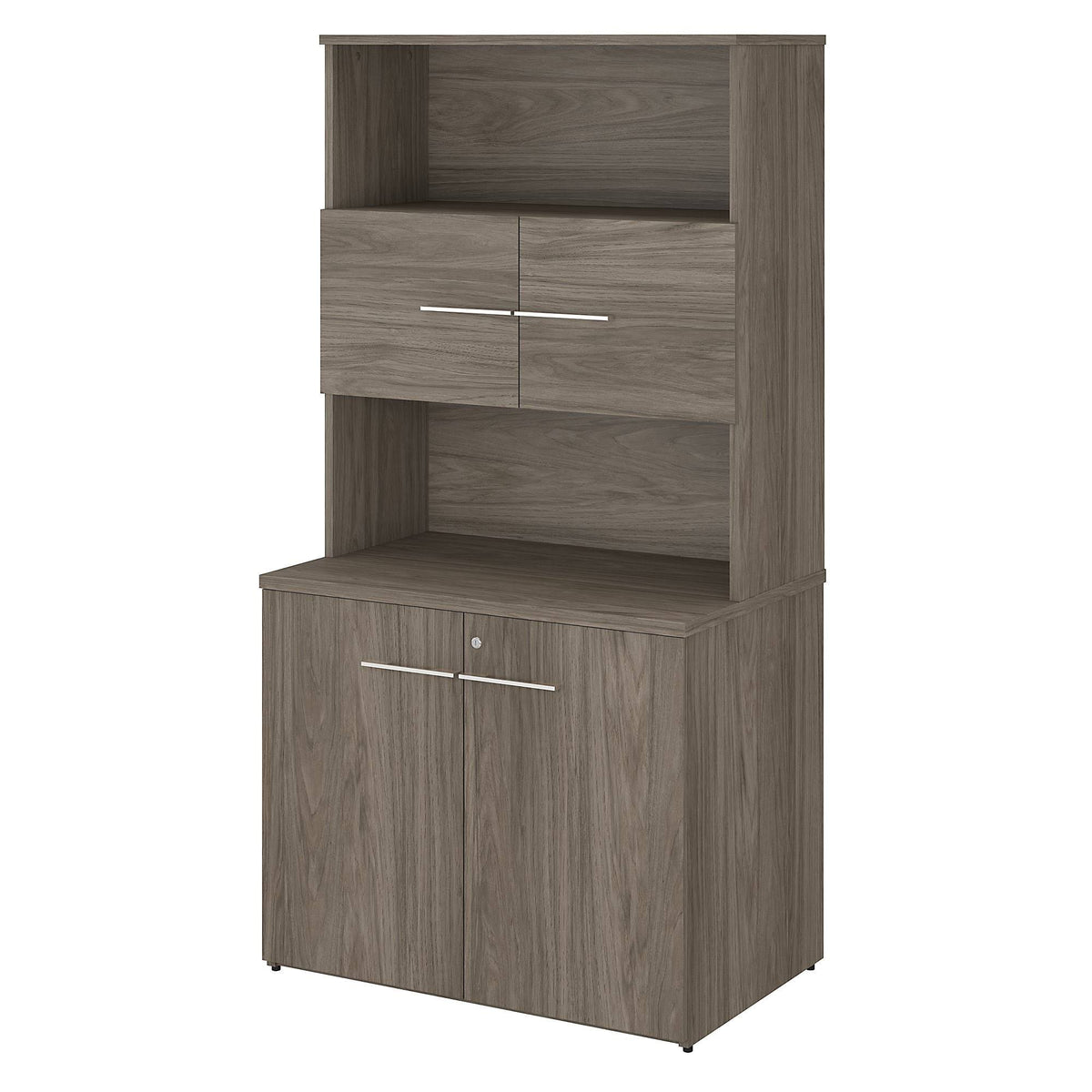 36x22W Tall Storage Cabinet with Doors and Shelves B5429