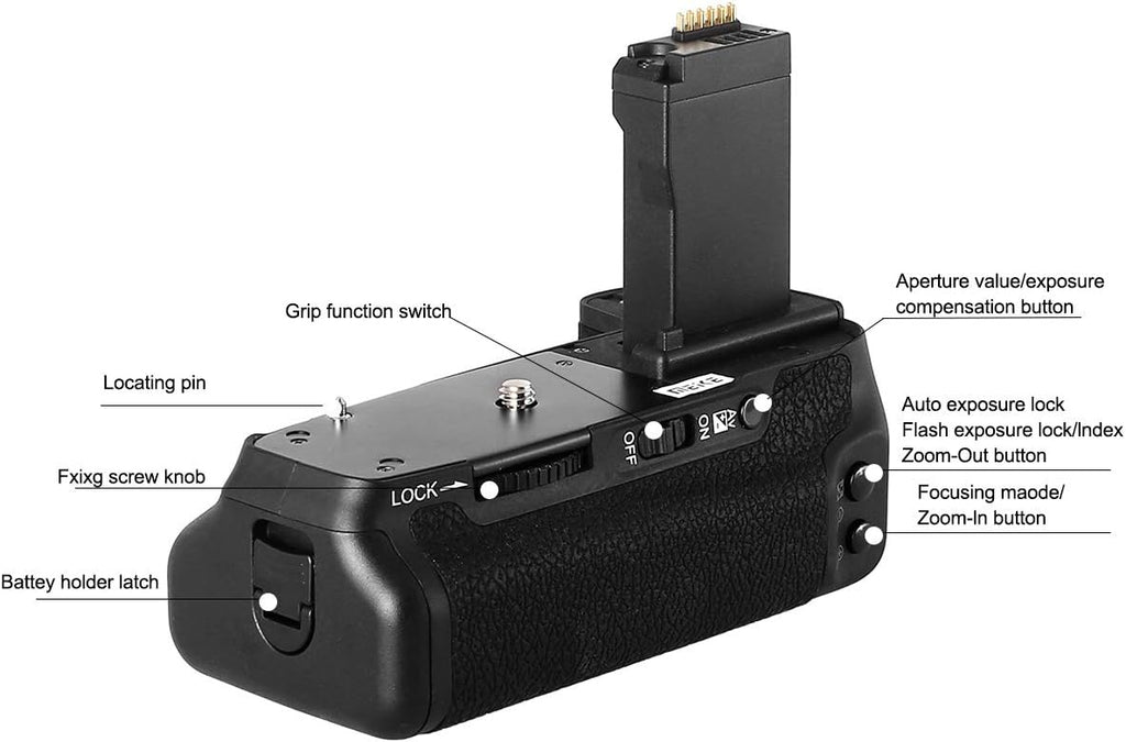 Battery Grip with Remote Control Vertical-Shooting Function S611