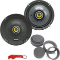6.5 Inch 4 Ohm 2-Way Car Audio Coaxial Speakers Pair N720