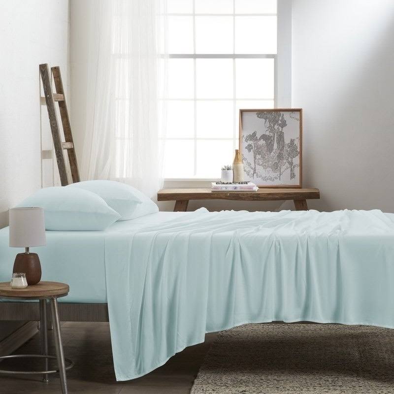 Rayon from Bamboo 4-Piece King Bed Sheet Set J181