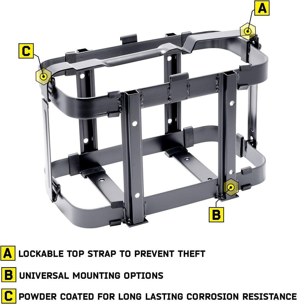 Black Jerry Gas Can Holder R336353