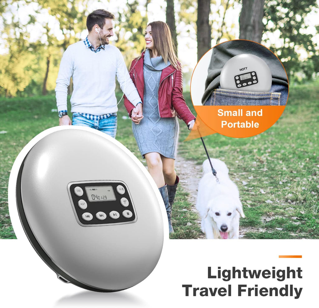 Portable CD Player with Bluetooth and Stereo Headphone U3675