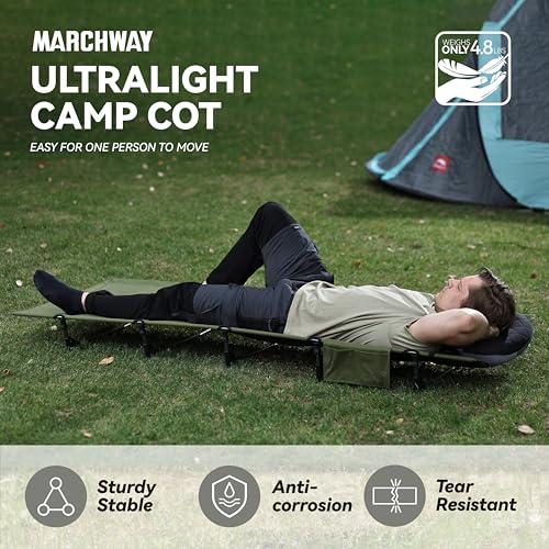 Ultralight Folding Camping Cot Bed P126875