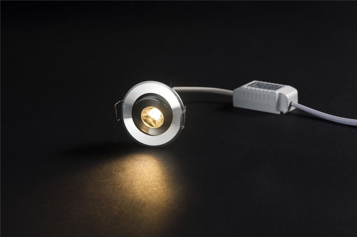10 Pack Mini LED Recessed Spotlight Cabinet Lighting 3W Warm White 3000K H651