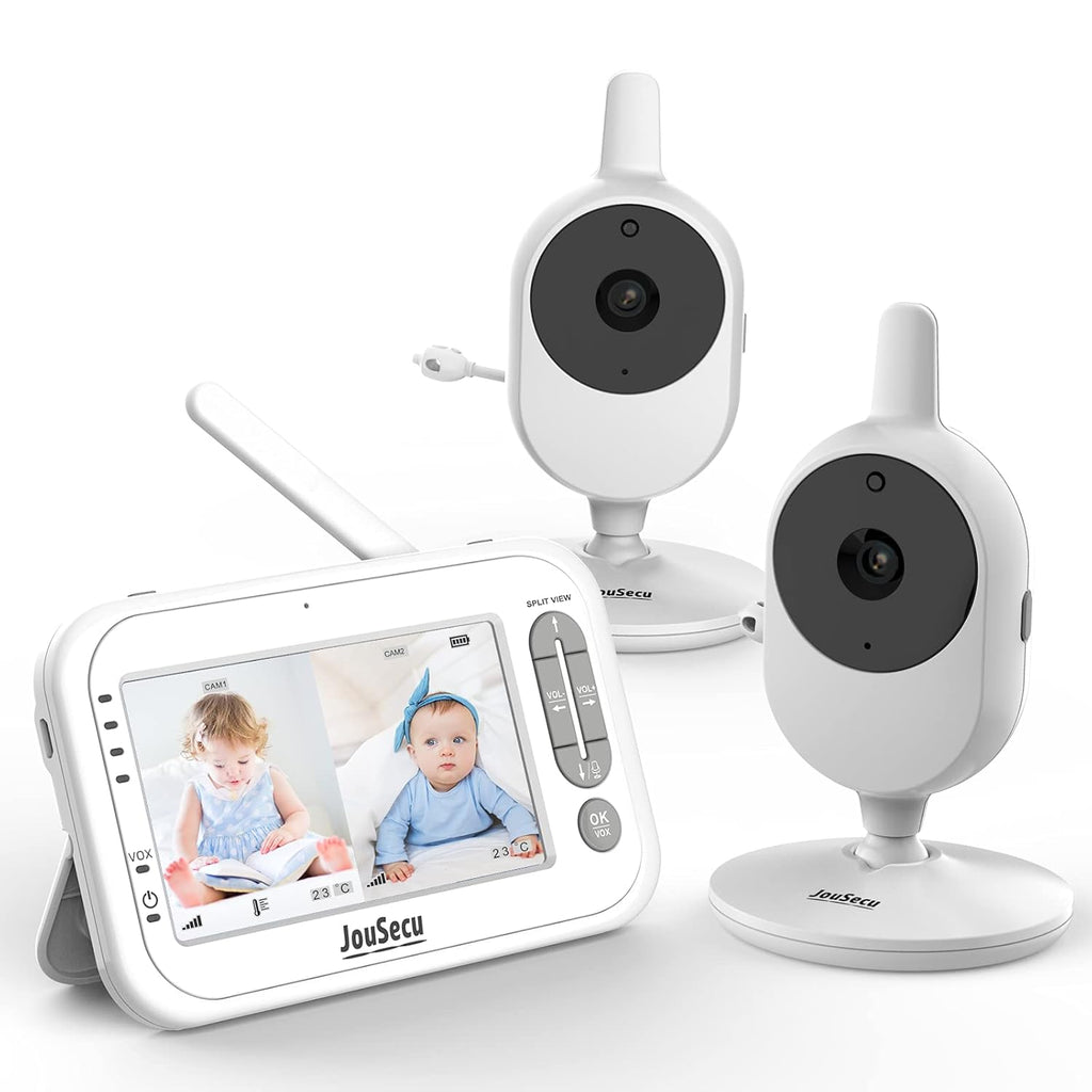 Baby Monitor with Camera and Audio 4.3 Inches LCD Split Screen X7784