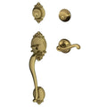 Antique Brass Double Cylinder Handleset A548