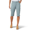 Grey Relaxed Fit Cargo Capris L76698