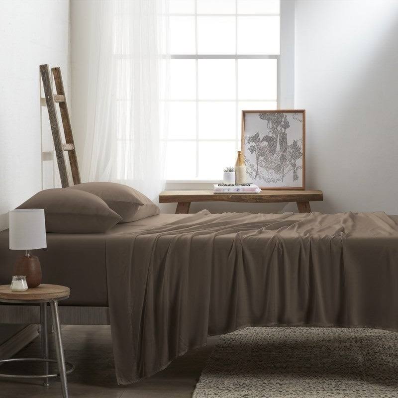 Rayon from Bamboo 4-Piece King Bed Sheet Set J181