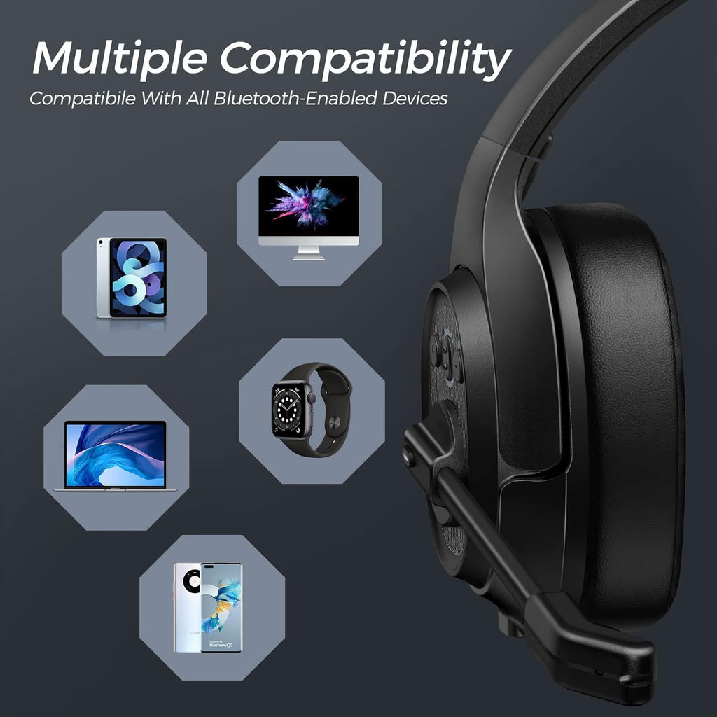 Bluetooth Headset with Microphone Wireless Headphone V690471